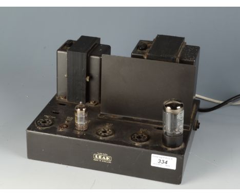 A LEAK TL/25 plus Valve Amplifier, missing 3 valves. Serial number z/02530.