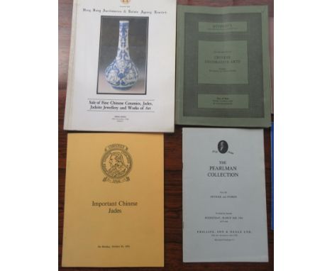 Twenty nine auction catalogues and booklets relating to Chinese ceramics and works of art, including 'The Pearlman Collection