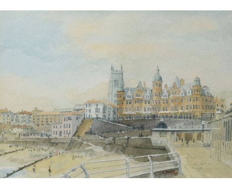J R Bradley, Cromer, watercolour, signed and dated 89 lower right, 17 x 24cm   