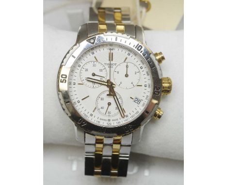A Tissot chronometer style wristwatch, PRS200, with box. 