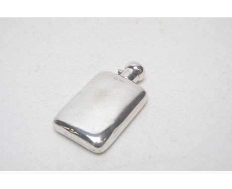 A silver hip flask, by Samuel Blackensee &amp; Sons Ltd, Chester 1927, 5.4oz. 