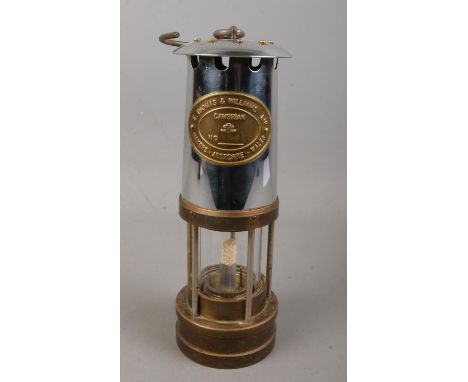 A E.Thomas &amp; Williams Ltd miners lamp. Marked Cambrian No 87414.  