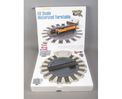 A boxed Bachmann HO scale motorized turntable.  