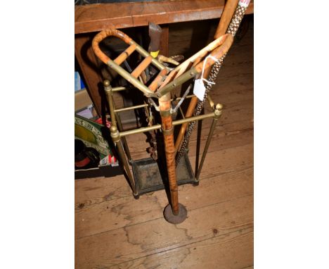 A bamboo shooting stick. 