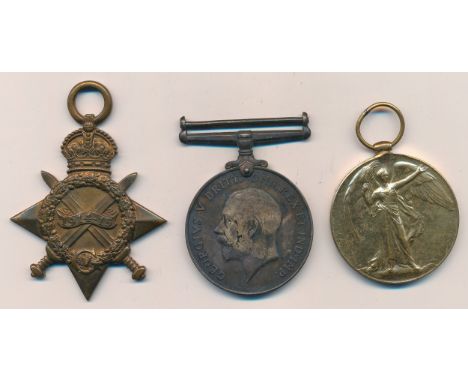 First World War – Captain Gerald Tudor – 1914-15 Star Trio awarded to CAPT. G. TUDOR. 1914-15 Star reverse reads 2200 PTE G. 