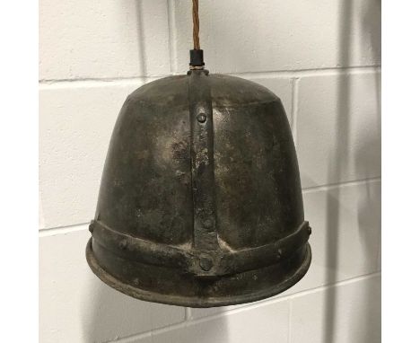 Old Dyke Dipper hanging light, 20cm high, diameter 25cm, with ceiling fixing 10cm diameterDue to the nature and fragility of 