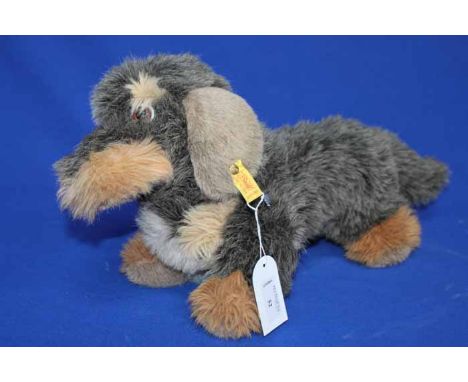 MODERN STEIFF TEDDY OF A WIRE-HAIRED DACHSHUND 