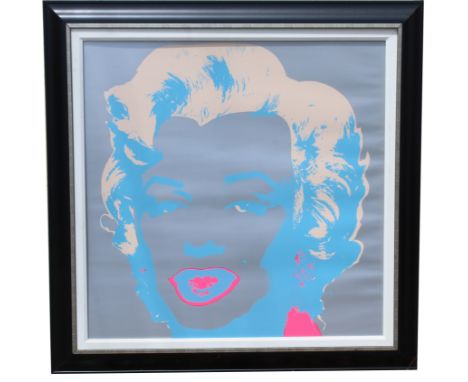 After Andy Warhol "Marilyn" Sunday B Morning Lithograph. Stamped in blue on the back with "Published by Sunday B. Morning" an