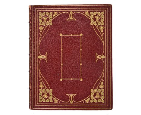 Riviere &amp; Son, London. Rabbi Ben Ezra, by Robert Browning, 1908,  decorative initals in red and black, a trifle spotted, 