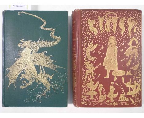 Lang (Andrew). The Green Fairy Book, 1st edition, 1892, numerous back &amp; white illustrations to text, some full-page, incl