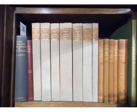 Fitzgerald (Edward). The Variorum and Definitive Edition of the Poetical and Prose Writings of Edward Fitzgerald...., 7 volum