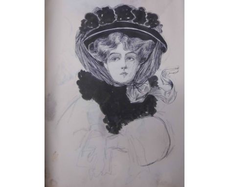 Sketchbooks. A group of three Edwardian sketchbooks by Frances Dorothy Beresford Maule Griffiths (nee Kerr), circa 1902-1905,