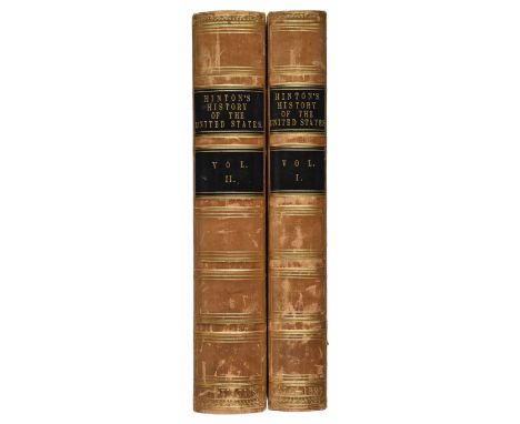 Hinton (John Howard, editor). The History and Topography of the United States, 1st edition, 2 volumes, 1830-32, 17 engraved m