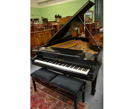 Steinway &amp; Sons 5'11'' ebonised baby grand piano, model no. 223345, the frame stamped 'October 3rd 1899', and a modern eb