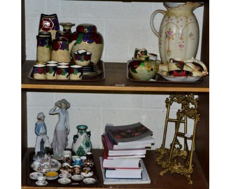 A collection of 20th century ceramics including Regal Ware, Royal Worcester, Lladro, Crown Staffordshire etc together with a 