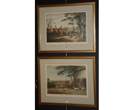After Samuel Howitt
'Hare Hunting' & 'Shooters Going Out in a Morning'
Pair of engravings, 43 x 30cm (2)