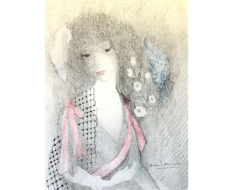 After Marie Laurencin
'Female Protagonist'
Lithograph, signed within lithograph lower right, 22 x 27cm
