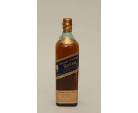 A Johnnie Walker 'Blue Label' scotch whisky, bottle no 21595, 75cl, 43% vol, boxed