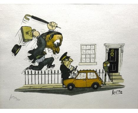 Alisdair Hilleary 'Loon' (Scottish Contemporary)
'Parking Ticket'
Limited edition signed print 91/100, 43 x 32cm