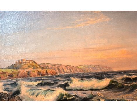 Mogens Ege (Danish 1892-1946)
'Seascape'
Oil on canvas, signed lower right, 95 x 64cm
