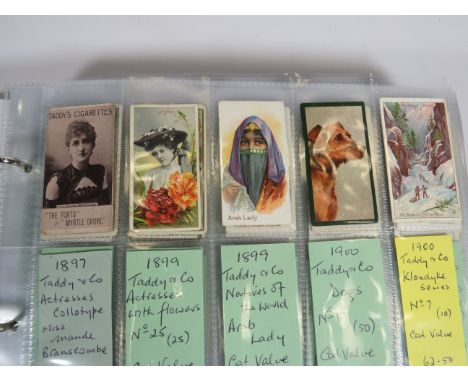 Selection of 100's of mostly 1930's Vintage Cigarette cards in nicely presented album.  See photos for details.