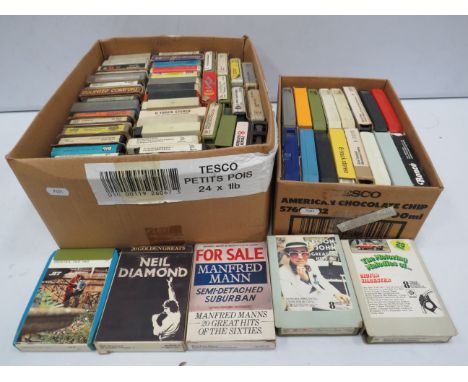 2 boxes of Vintage 8 track Cassettes.