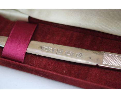 Vintage Hallmarked 1986 Birmingham STERLING SILVER Letter Opener (24g) 630693