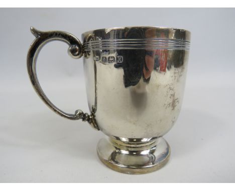 Birmingham Sterling silver Cup c1937  Ernest Haywood. Total weight 163.9 grams