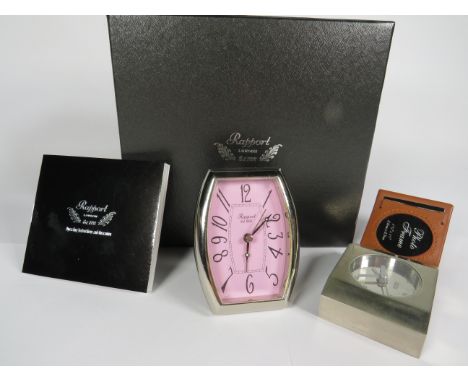 Rapport Quartz bedside clock in original box plus one other , both for repairs/Batteries. See photos. 