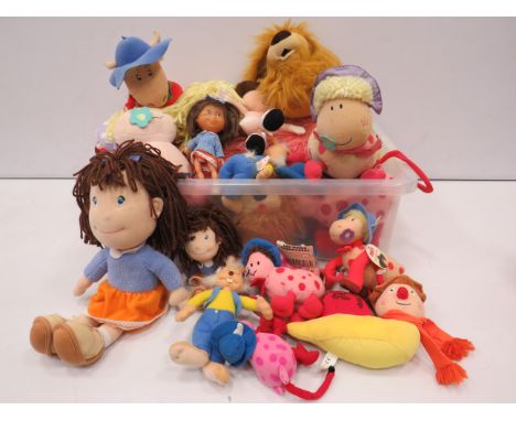 Large selection of Magic Roundabout soft toys.