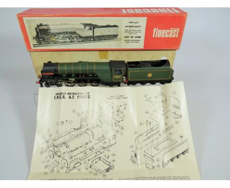 Vintage 'Wills' finecast all metal 00 Gauge Loco and Tender. Assembled kit with original instructions, box and packaging. See