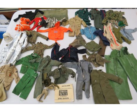 Large collection of 1960s Palitoy Action Man clothing.