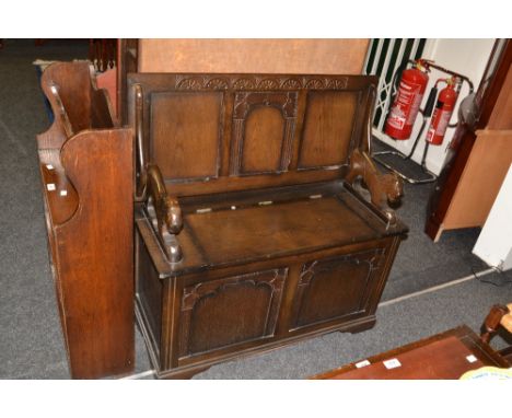 A 1930's monk bench