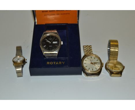 Watches - a gentleman;s Sekonda wristwatch;  others, Ingersol, Rotary