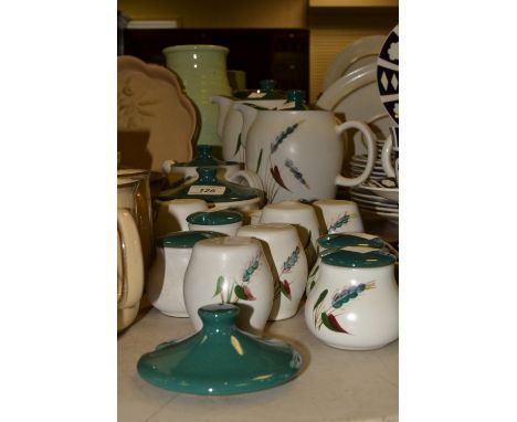 Denby - Denby Greenwheat teapot, condiments, dishes, etc 