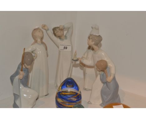 A Lladro figure, Nighty Night;  others, Wakening;  etc (5)