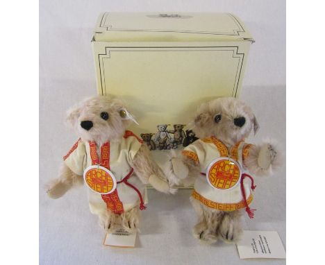 Steiff Arche Noah and his wife limited edition teddy bears 3753/8000 with box