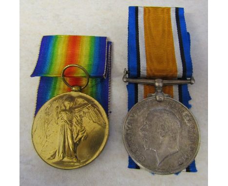 2 WWI medals relating to 83793 Gnr. J G Sykes R.A - 1914-18 medal and Victory medal