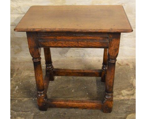 Titchmarsh &amp; Goodwin coffin stool (2020 Retail Price List £820) Ht 46cm W 46cm D 28cm
