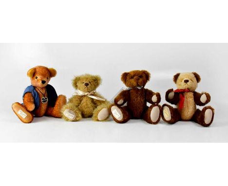 DEANS RAGBOOK; four limited edition Collectors Club teddy bears, comprising 'Hunter', 'Hogan' and 'Harris', and a limited edi