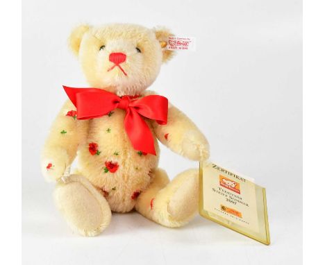 STEIFF; a German collectors' bear 'Summer 2007', no. EAN656207, 'Teddybär Sommer 2007', height 27cm, limited edition no.00307