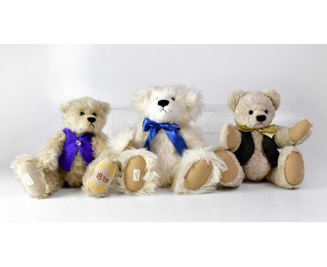 DEANS RAGBOOK; three limited edition teddy bears, comprising 'Collectors Club 18th Birthday Bear', no. 37/60, 'Dreamer', no. 