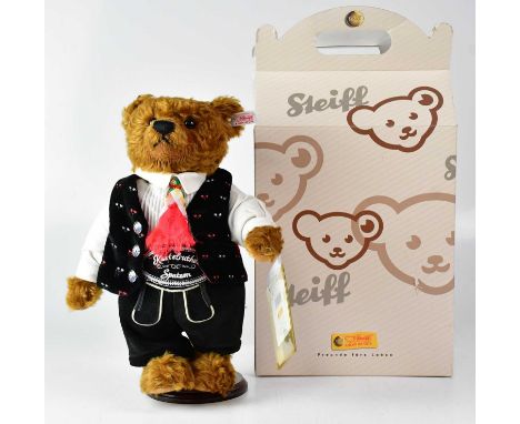 STEIFF; a German collectors' bear 'Kastelruther Sparrows', no. EAN995019, 'Teddybär Kastelruther Spatz', height 30cm, limited