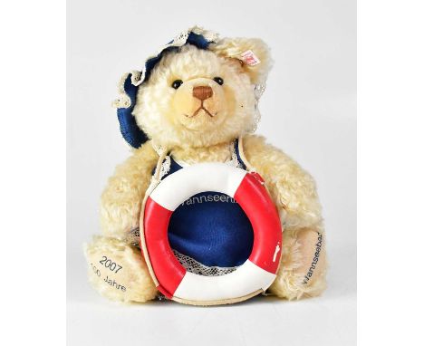 STEIFF; a German collectors' bear 'Berlin Wannsee Mermaid', no. EAN656125, 'Teddybär Berliner Wannseenixe', height 27cm, limi