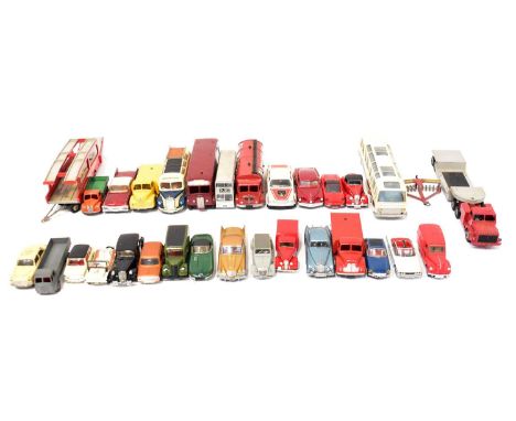 DINKY; a collection of diecast model vehicles, including a Supertoys Mobil Gas Tanker, a Matchbox Mercedes Benz Konferenz Typ