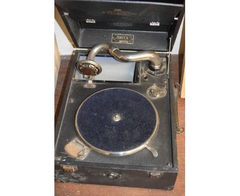 DECCA PORTABLE RECORD PLAYER