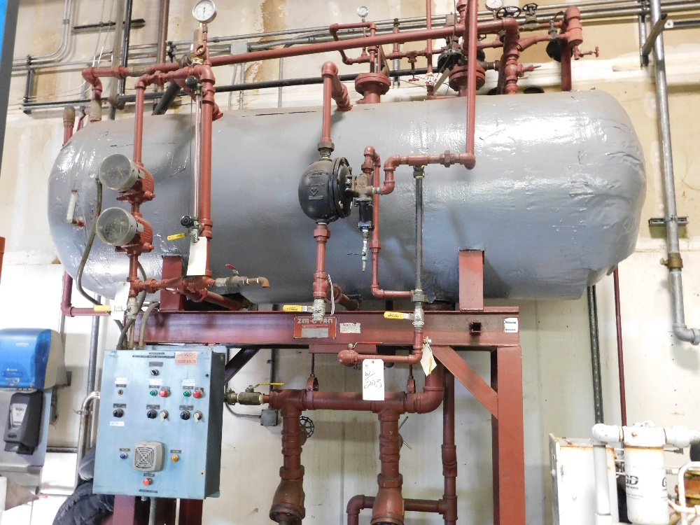 Boiler w/ Deaerator and Water Feed System, Serviced by RF McDonald, 2/9/16