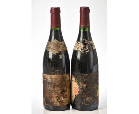 Hermitage Rouge 1991 Domaine Jean-Louis Chave 2 bts Damaged and stained labels, excellent colour and levels, 2nd bottle vinta