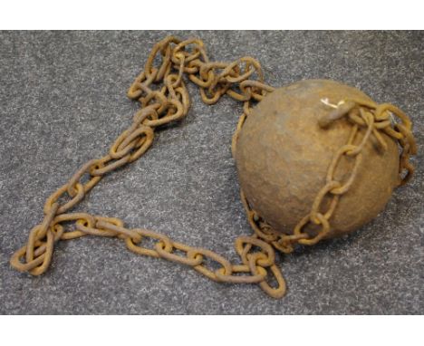 A ball and chain weight