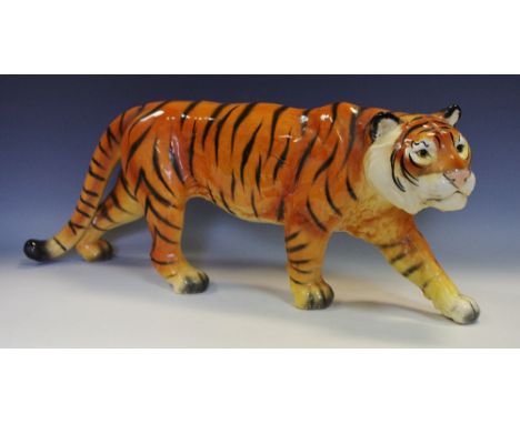 A substantial Goebel model of a tiger, impressed 43 to underside.